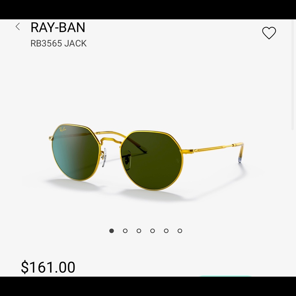 Authentic Ray Bans Jack Sunglasses